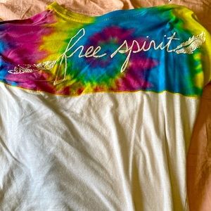 long sleeve shirt ty dye